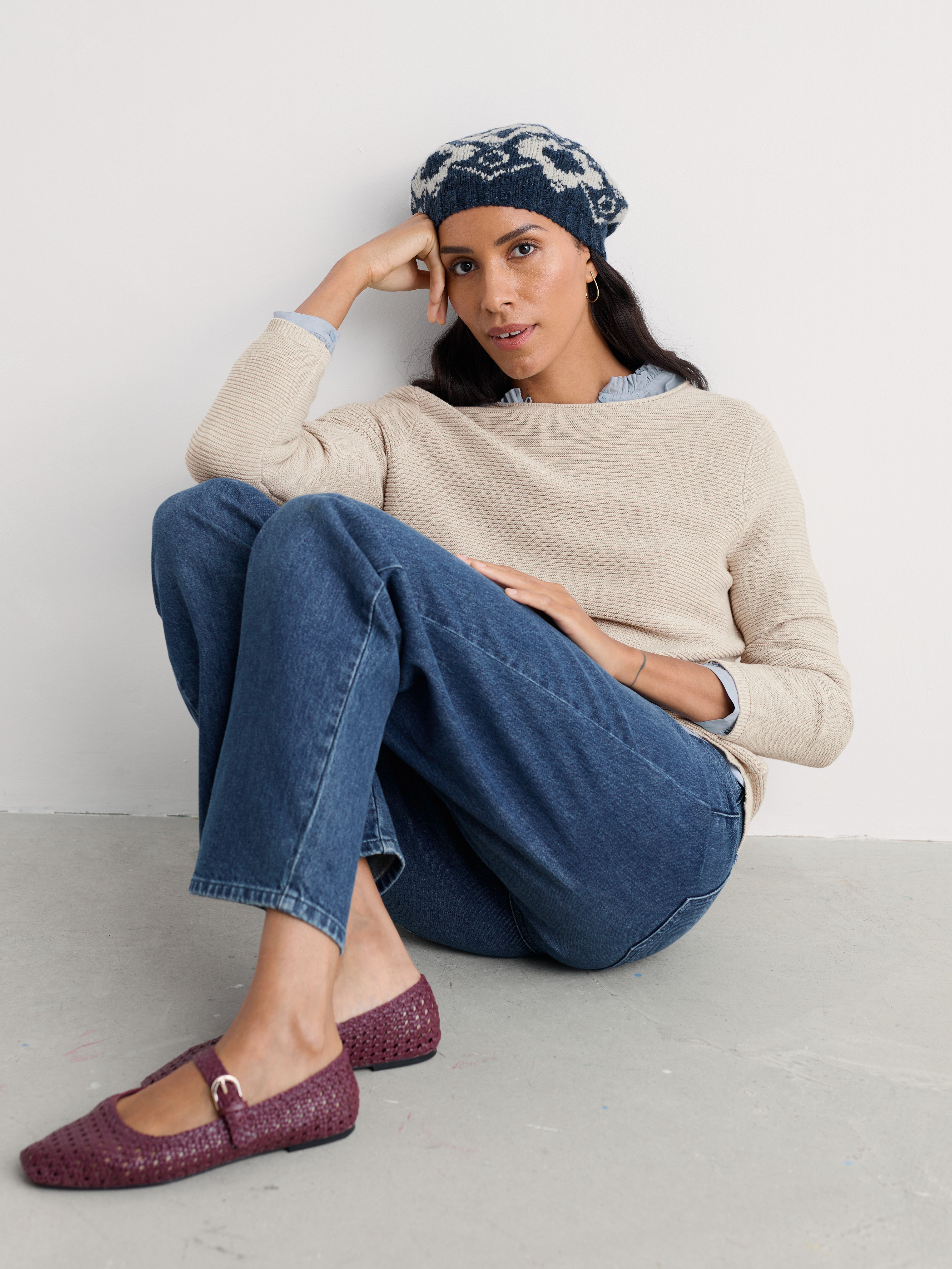 Seasalt Makers Jumper Limestone