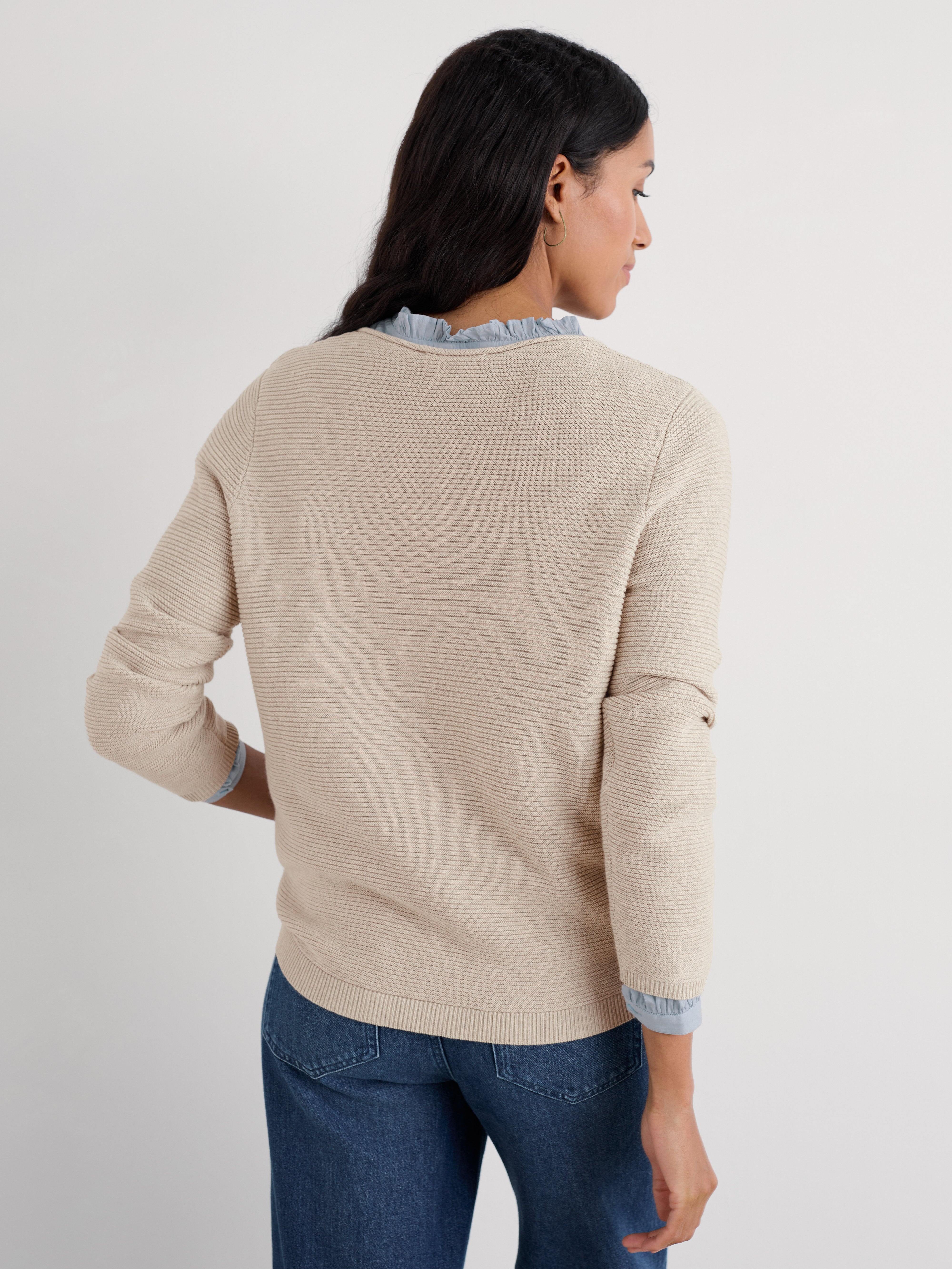 Seasalt Makers Jumper Limestone