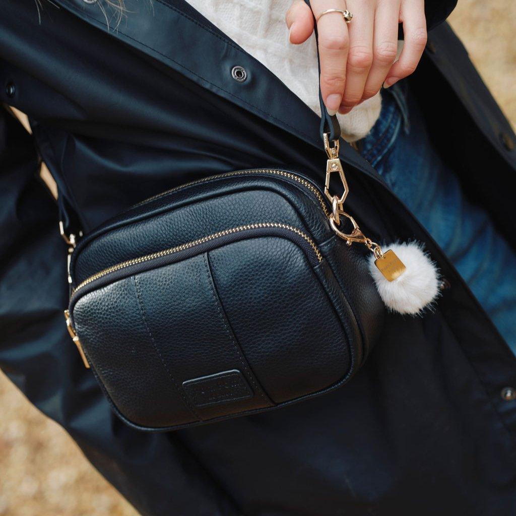 Pom Pom London Original Crossbody Bag Black