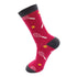 Mr Heron Men's Tennis Socks Red