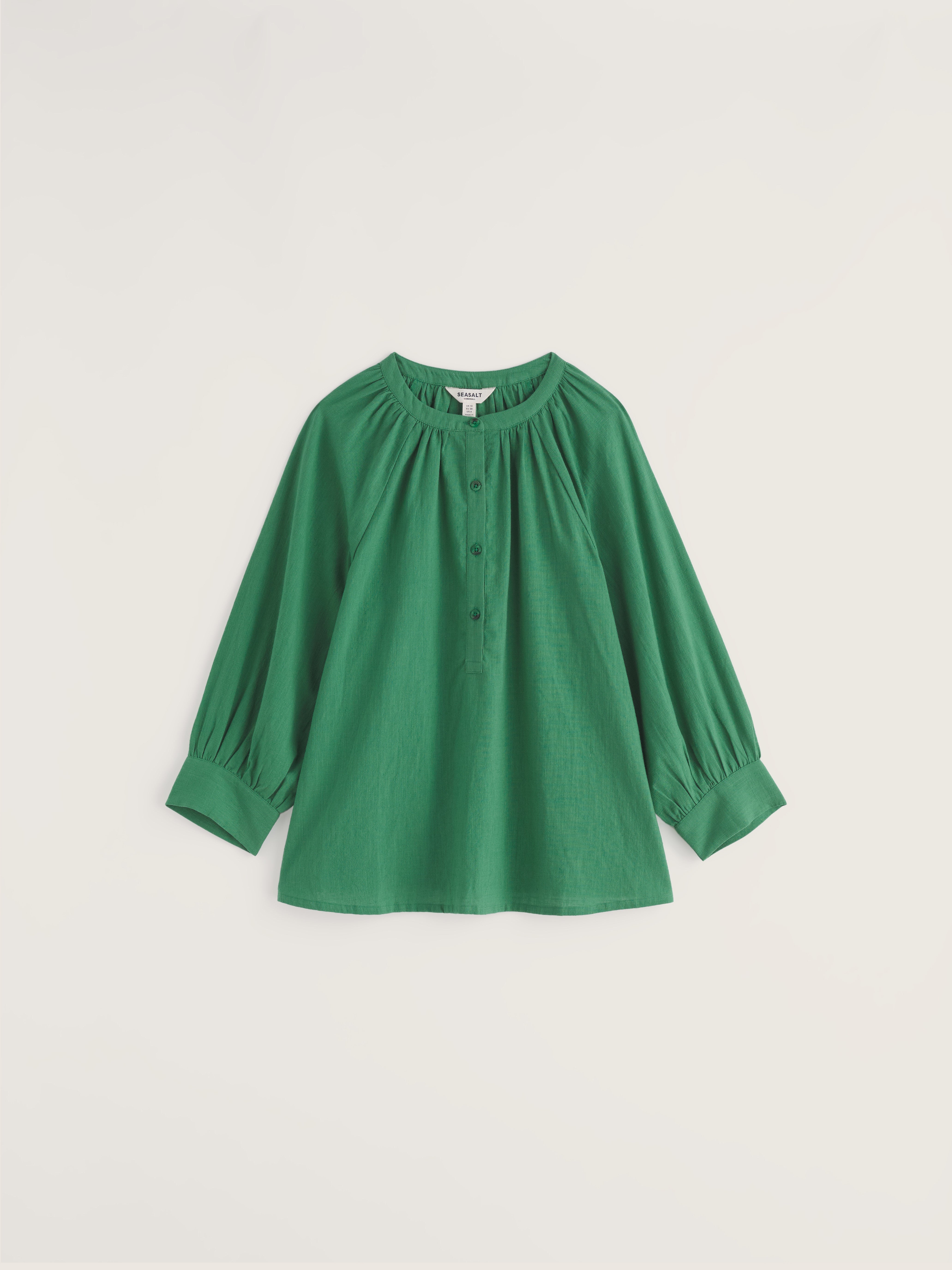 Seasalt Moor Grass Shirt Spring Green