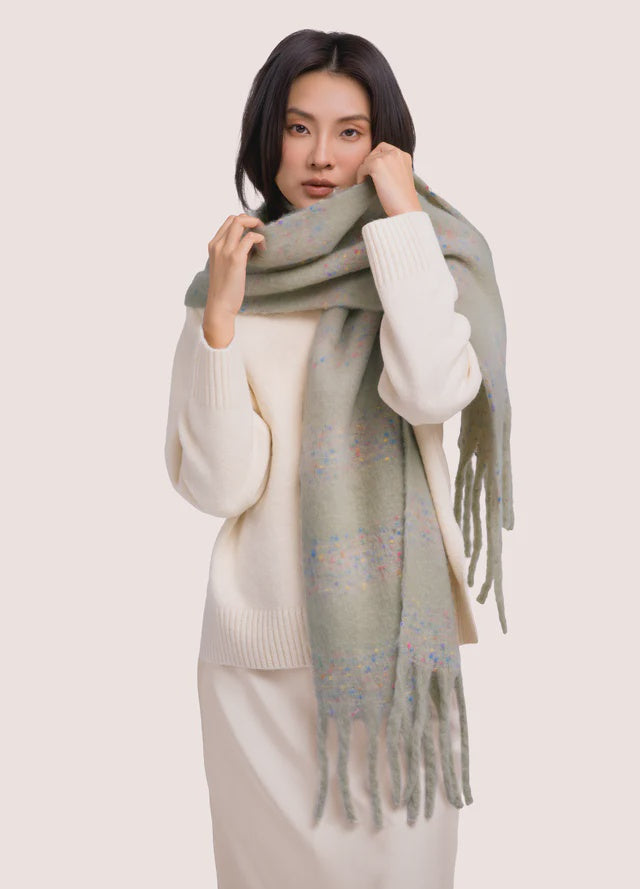 Powder Nancy Scarf Soft Green