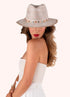 Powder Natalie Sunhat, Cotton Mix - Snowdrop