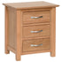 New Oxford Light Oak 3 Drawer Bedside