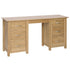 New Oxford Light Oak Double Ped D/Table