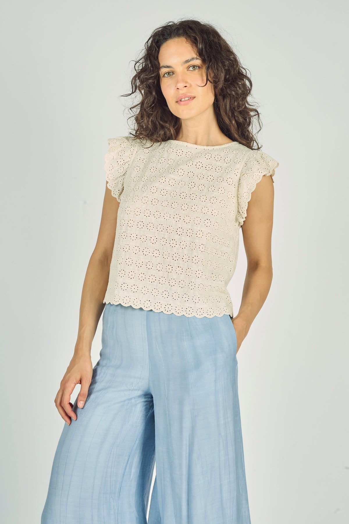 Traffic People Nana's Keepsake Dakota Top Cream