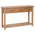 New Oxford Light Oak 3 Drw Console Table