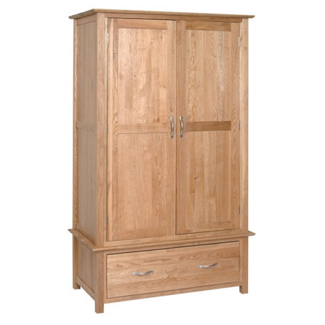 New Oxford Light Oak Gents 1 Drawer Wardrobe