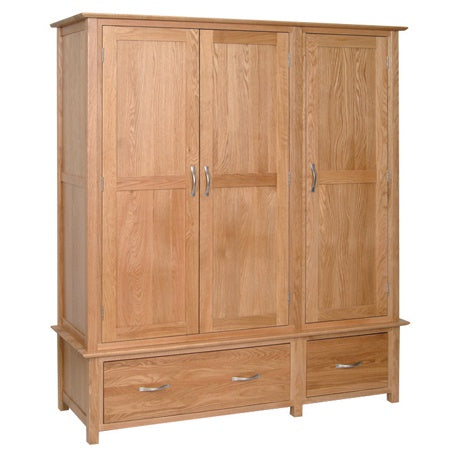 New Oxford Light Oak Triple Wardrobe