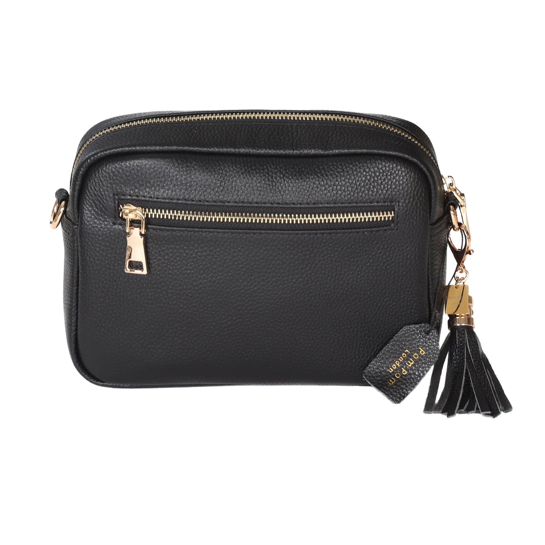 Pom Pom London City Crossbody Bag Black