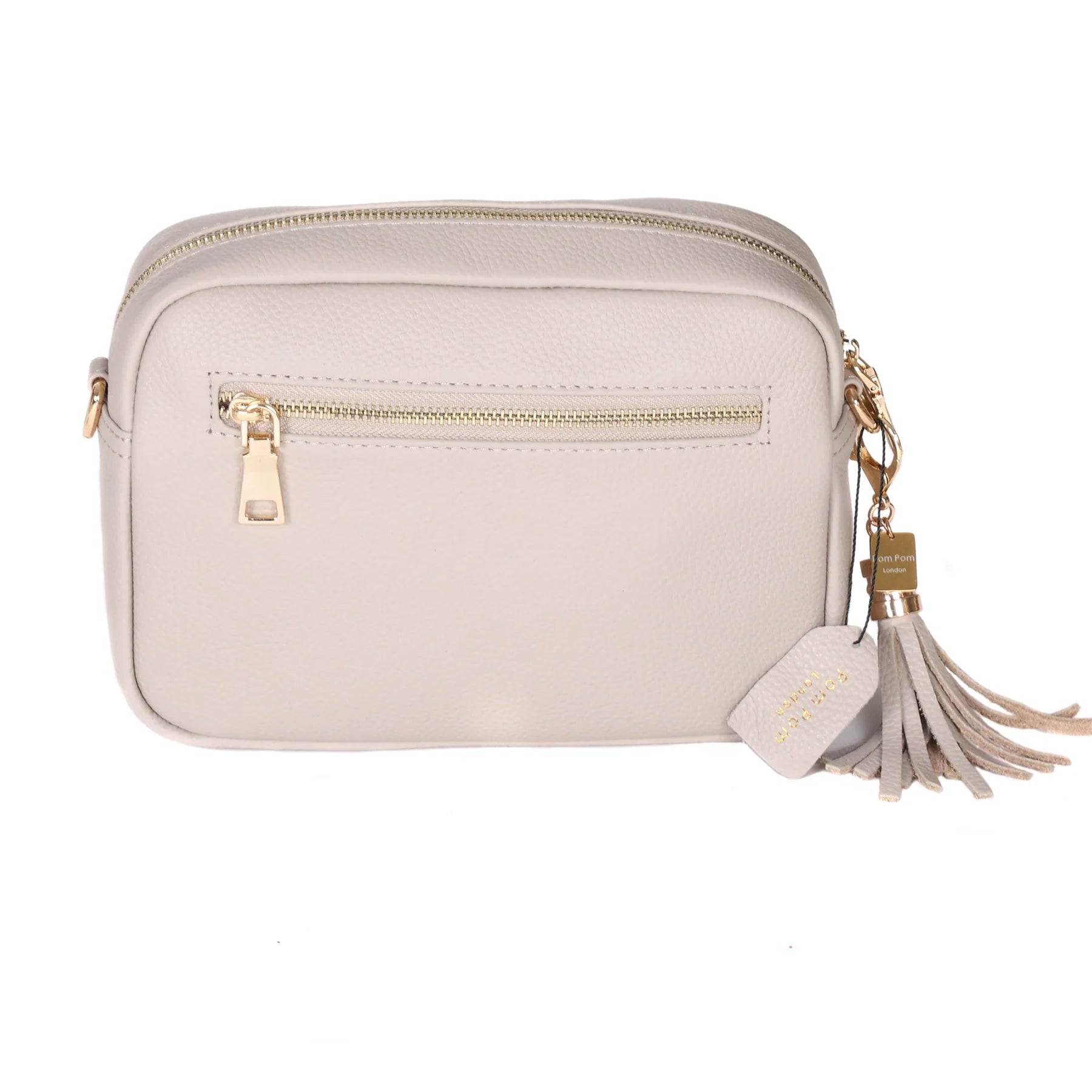 Pom Pom London City Crossbody Bag Stone