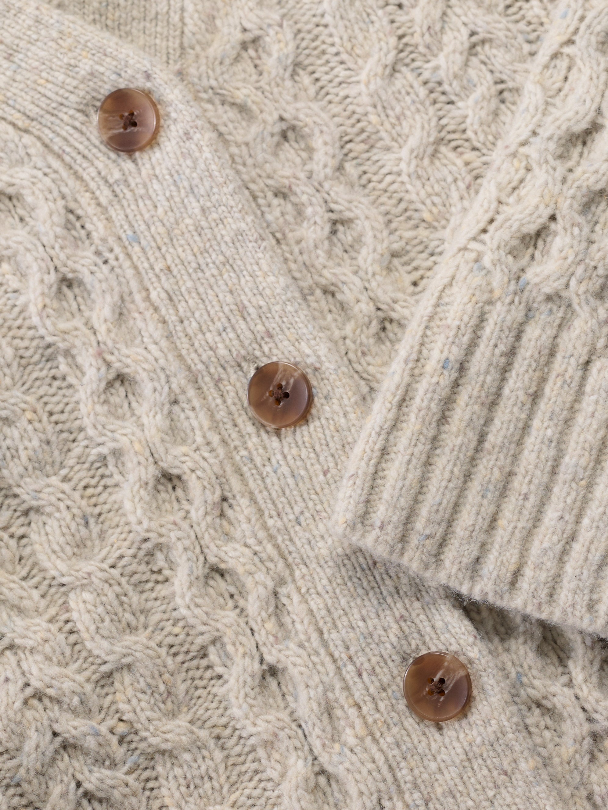 Seasalt Newlyn Merino Wool Cardigan Aran