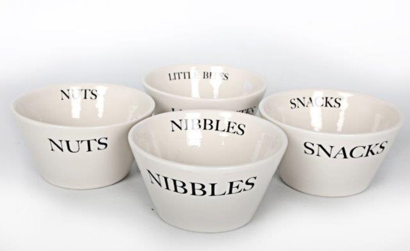 Snack Bowls  Assorted Description's