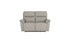 Lucca 2 Seater Sofa Power Recliner In Stone Full Leather