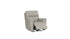 Lucca Sofa Chair Power Recliner In Stone Full Leather