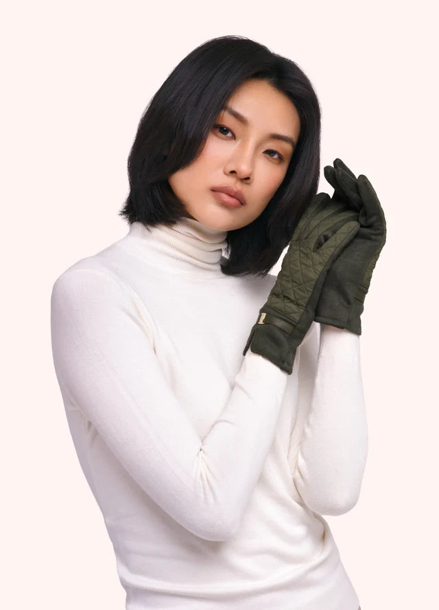 Powder Penelope Gloves Moss