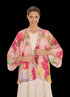 Powder Floral Study Kimono Jacket - Petal