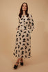 Traffic People Paper Moon Eddie Dress Cream/Black