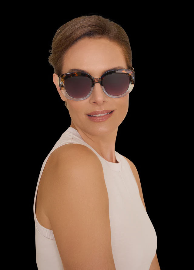 Powder Polina Ltd Edition Sunglasses - Tortoiseshell/Aqua