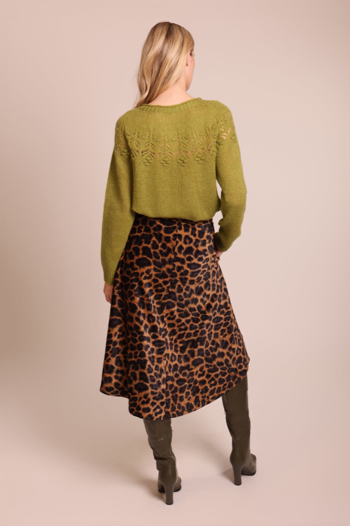 Traffic People Proceed with Caution Anarchy Skirt Black