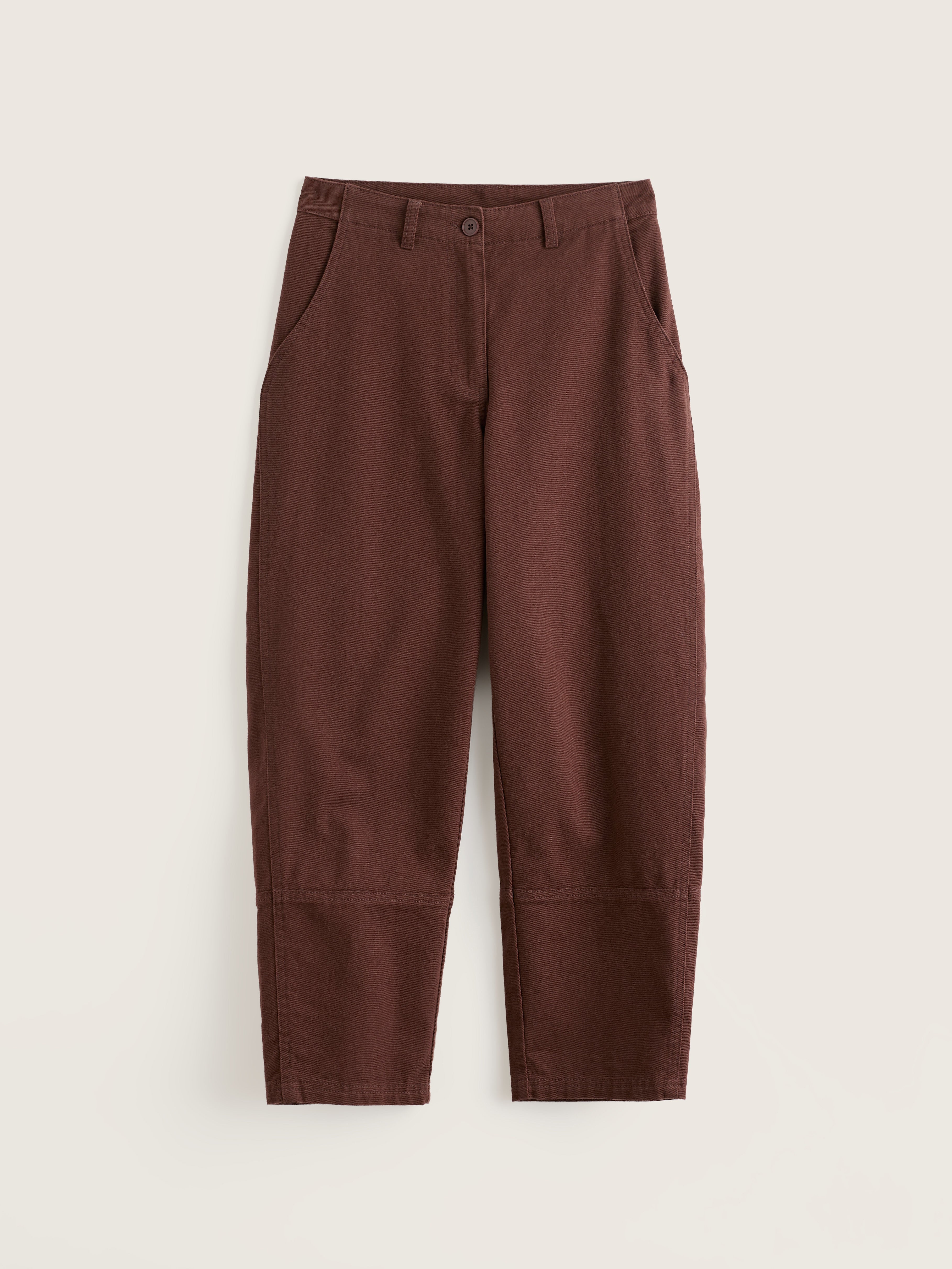Seasalt Painted Forms Organic Cotton Tapered Trouser Seedbed