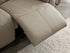 Lucca 2 Seater Sofa Power Recliner In Stone Full Leather