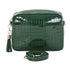 Pom Pom London City Plus Patent Croc Clover Green