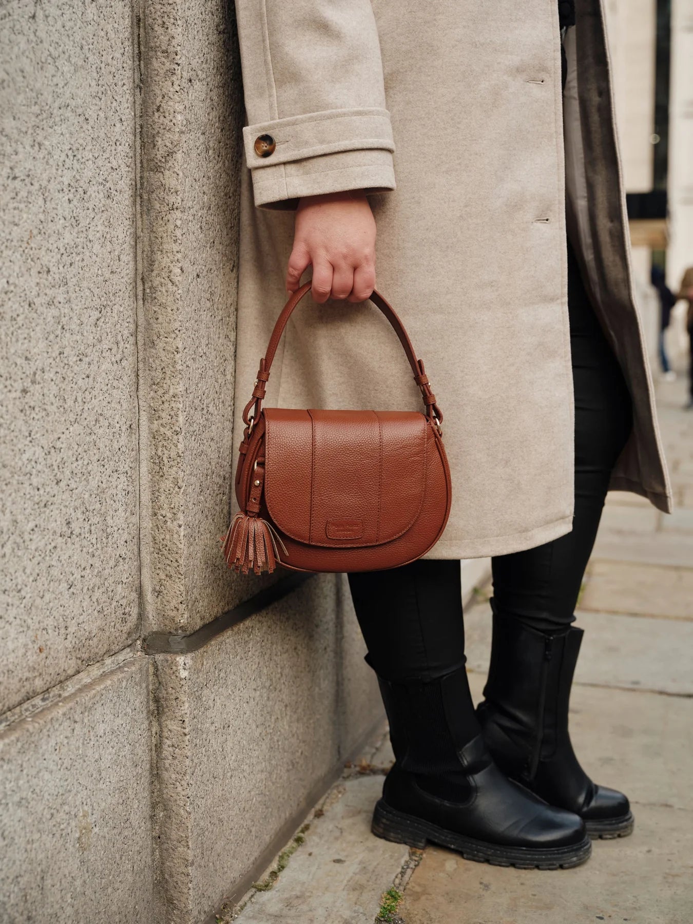 Pom Pom London Wilmington Bag Chestnut