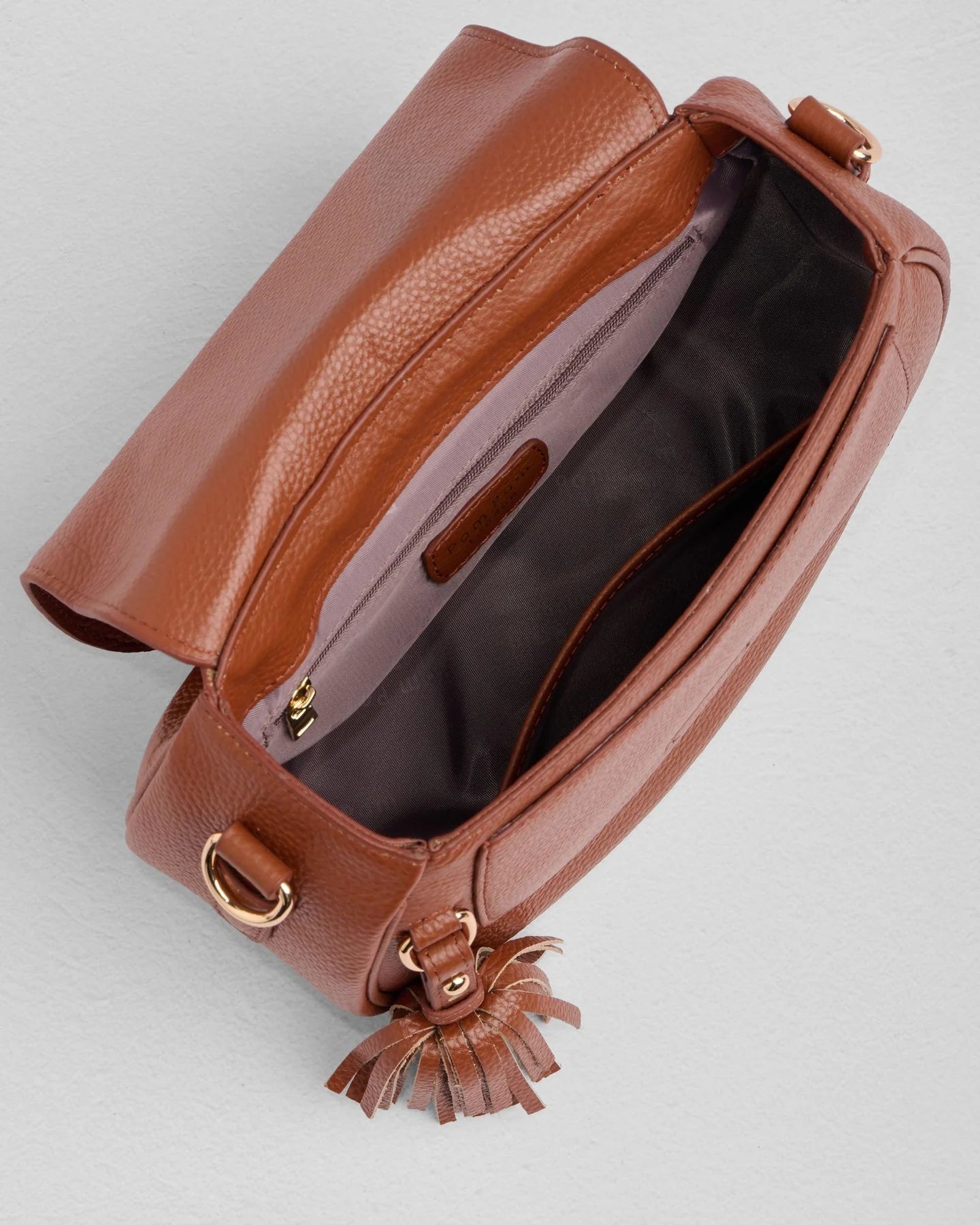 Pom Pom London Wilmington Bag Chestnut