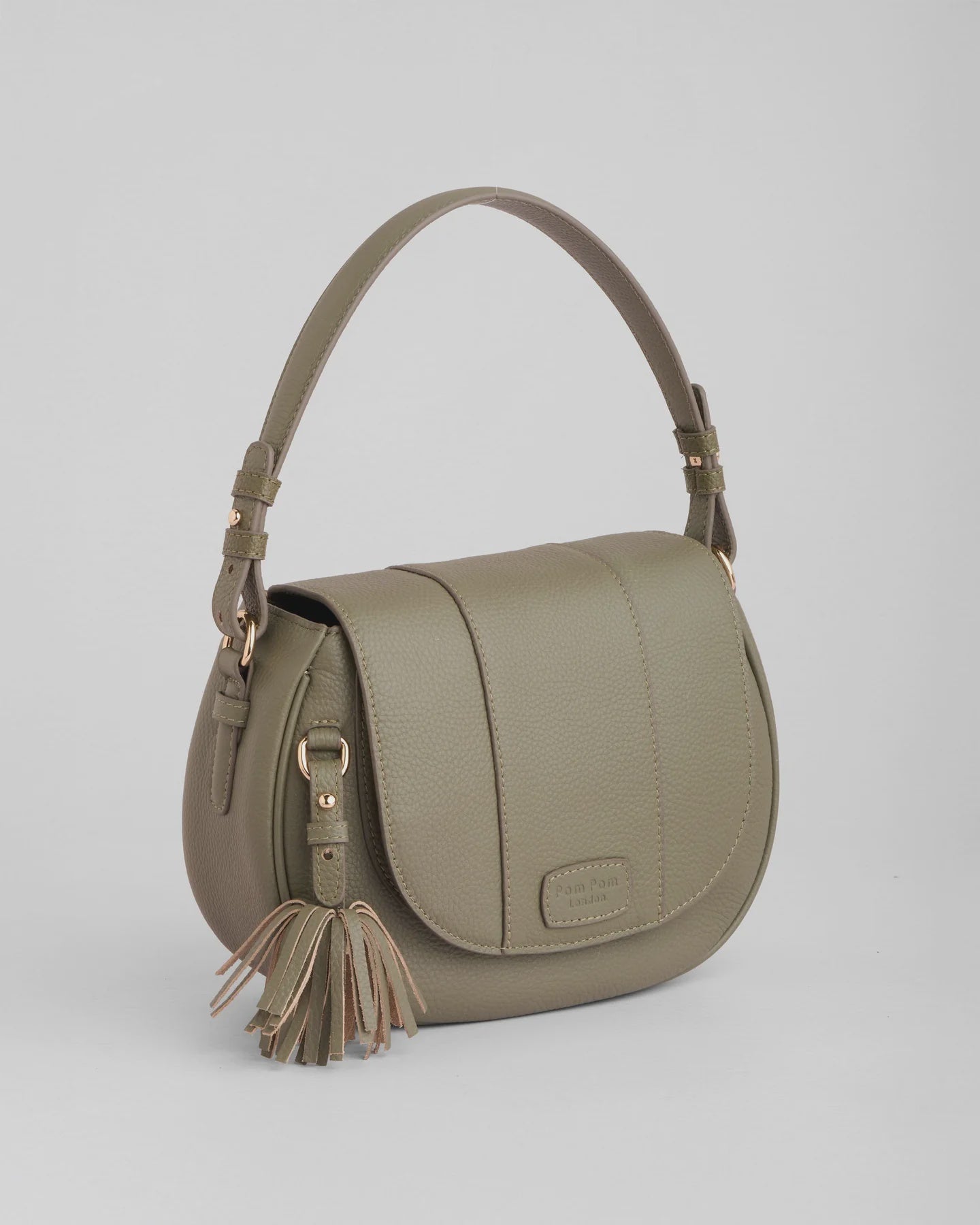 Pom Pom London Wilmington Bag Sage Green