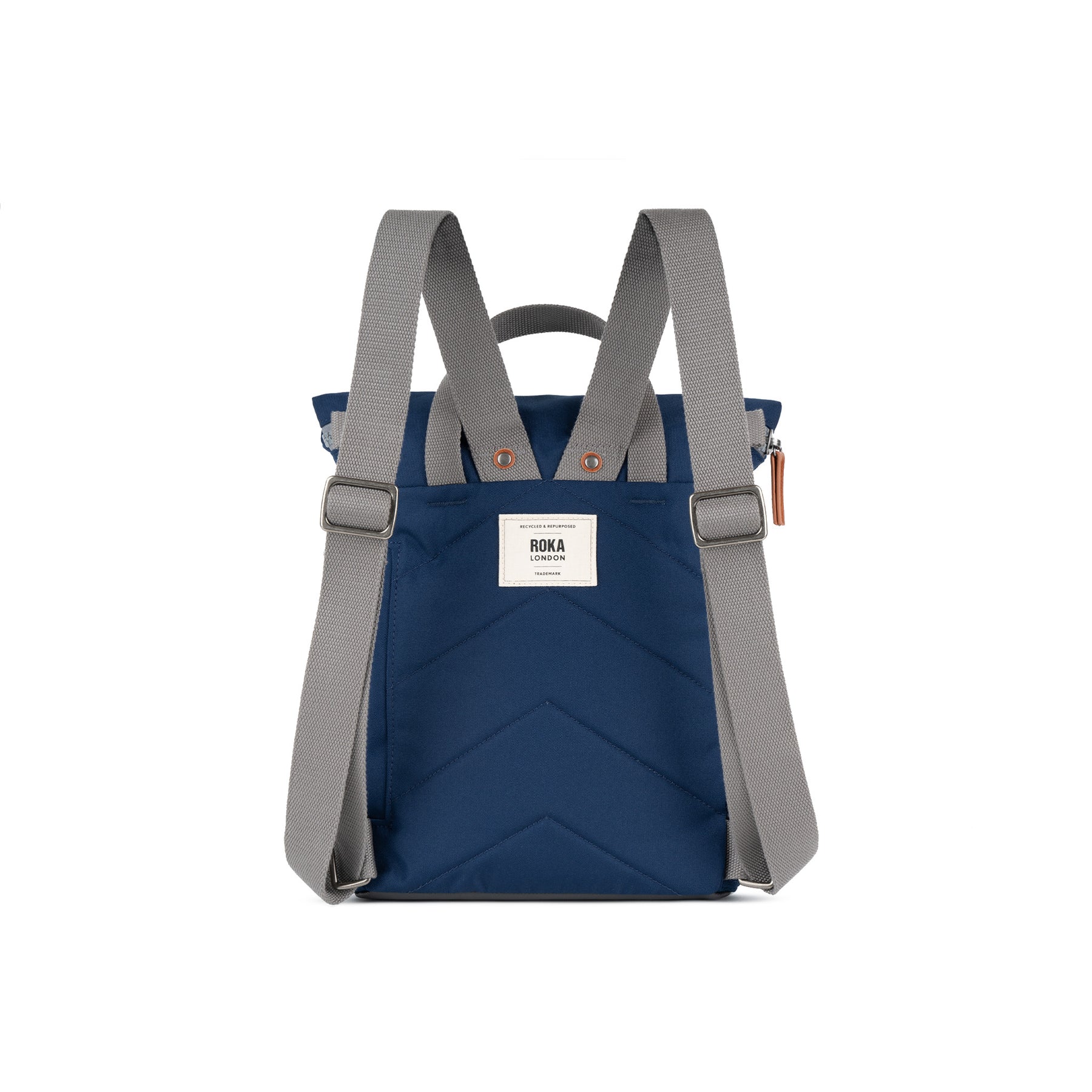 ROKA Finchley A Crisp Blue Recycled Canvas Small