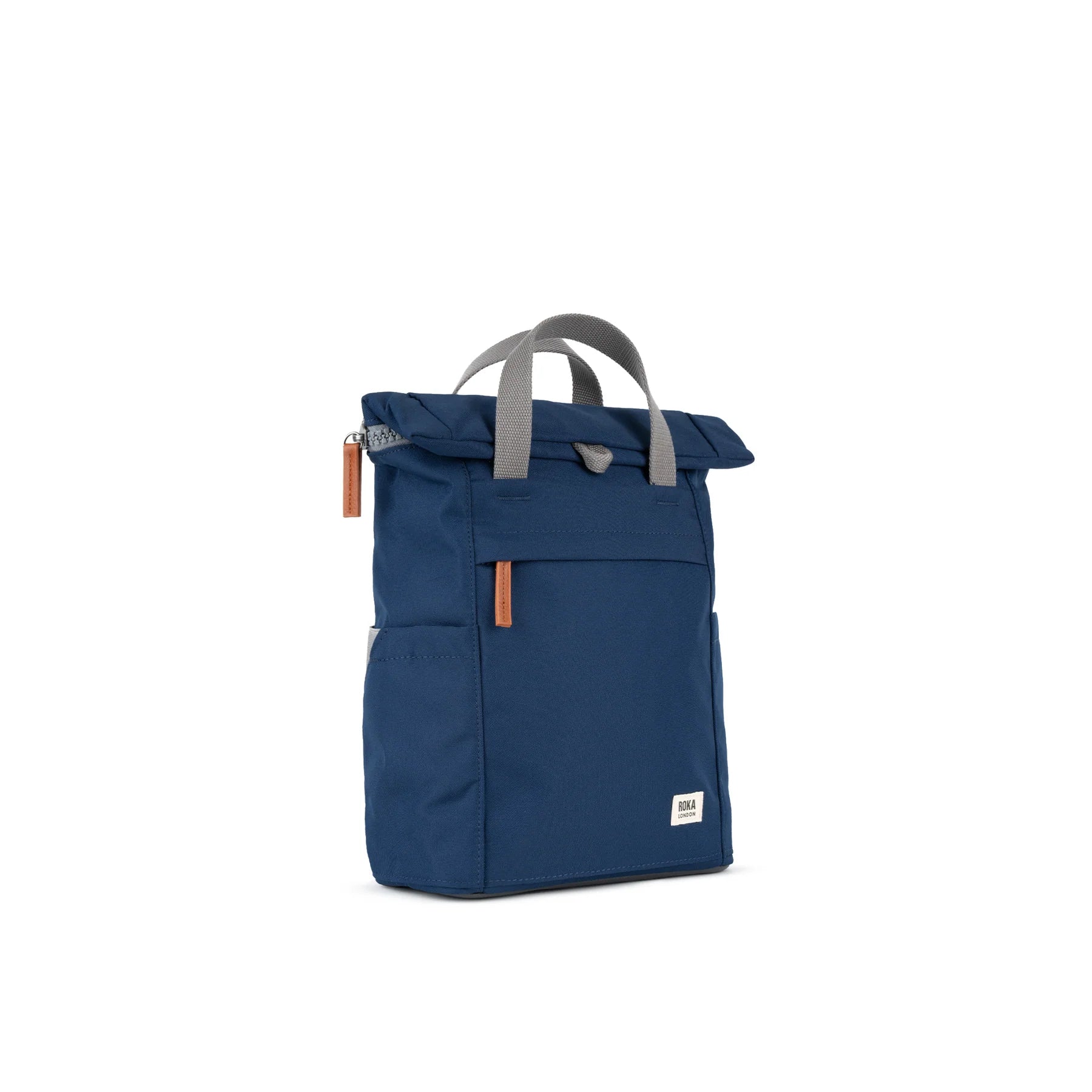 ROKA Finchley A Crisp Blue Recycled Canvas Small