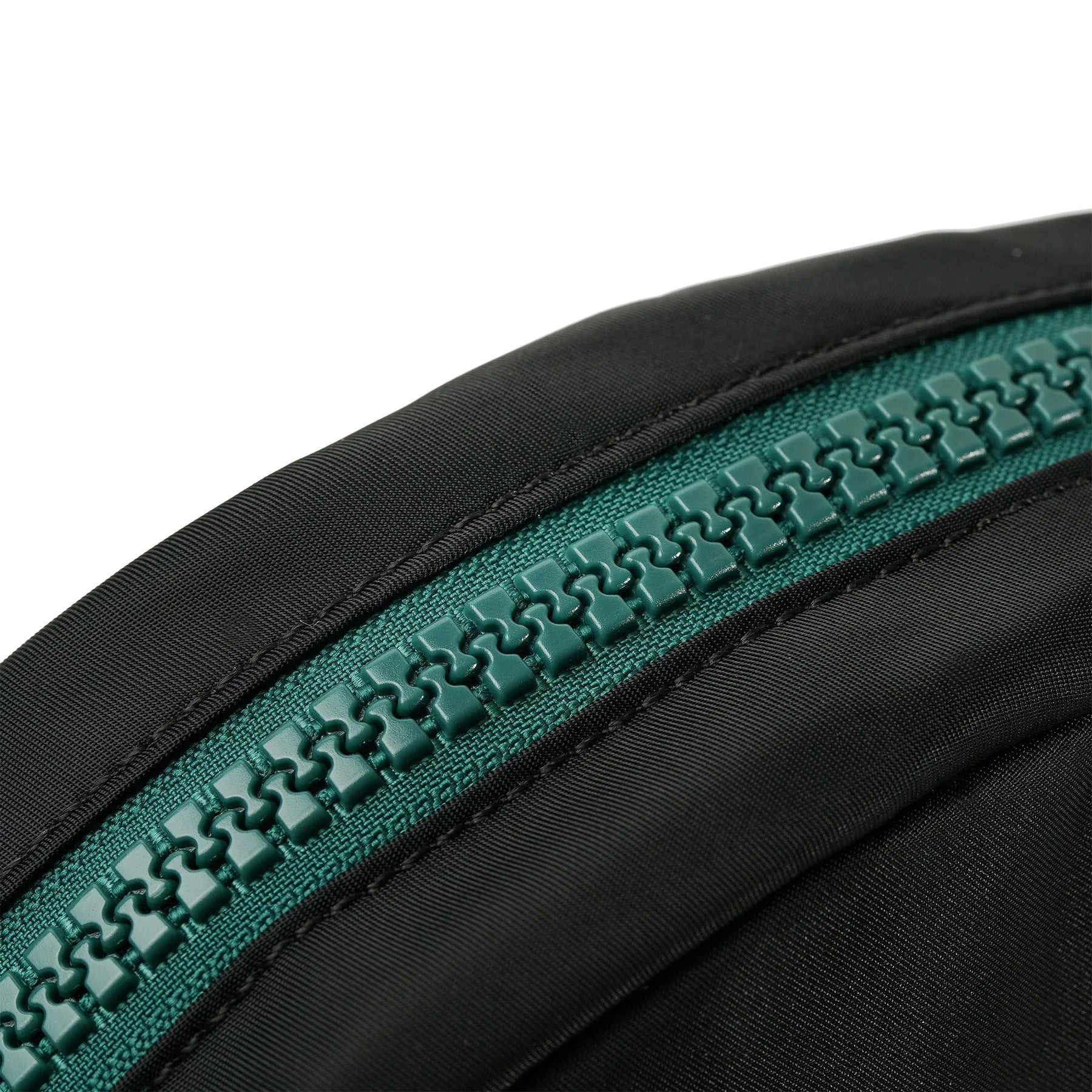 ROKA Creative Waste Black Paddington  Medium Recycled Nylon Teal Zip
