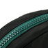ROKA Creative Waste Black Paddington  Medium Recycled Nylon Teal Zip