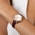 Radley Stone Set Floral Cranberry Leather Watch