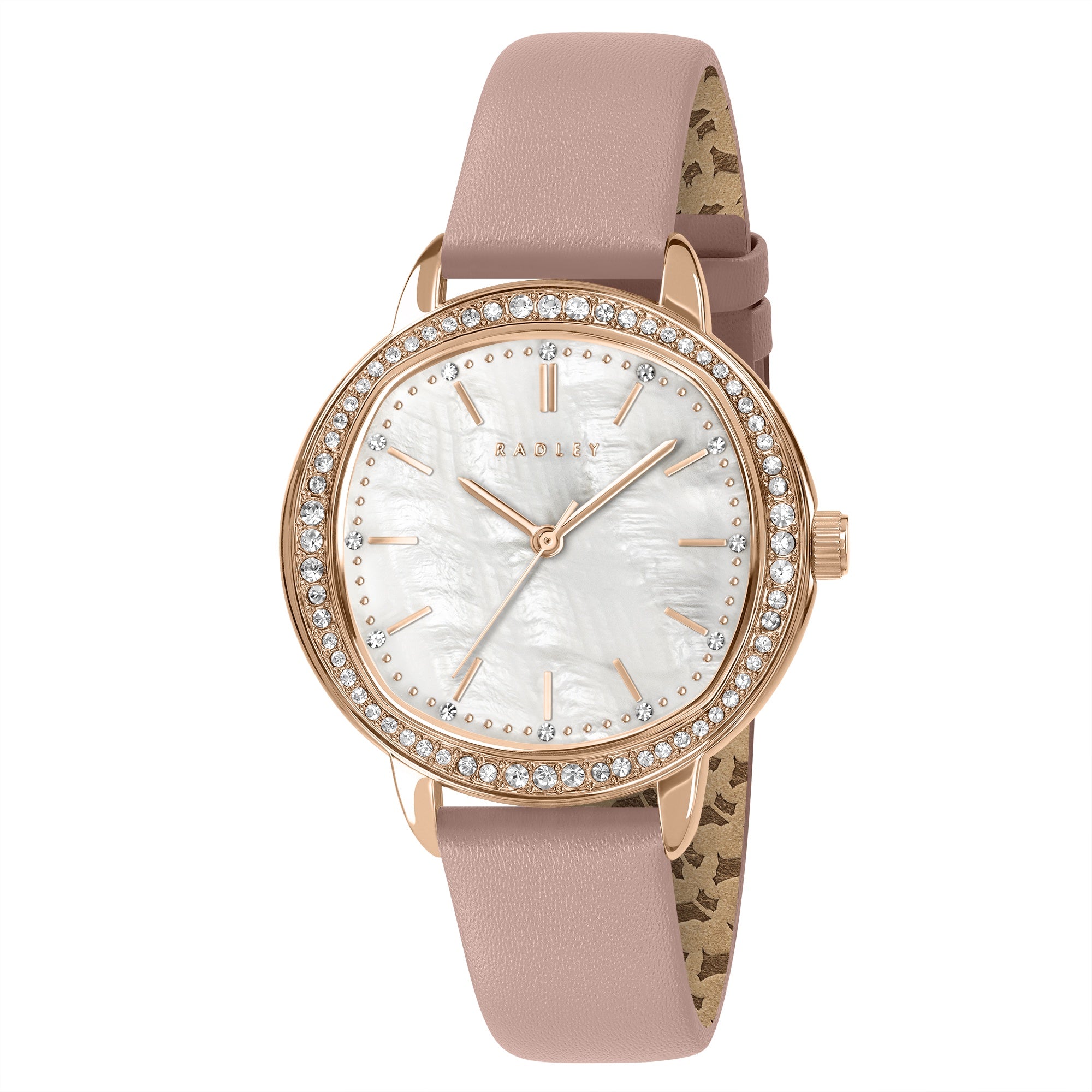 Radley Stone Set Cobweb Leather Watch