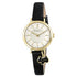 Radley Gold Slim Black Leather Watch