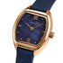 Radley Gold Curved Blue Leather Watch