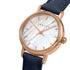 Radley Rose Gold Dark Blue Leather Watch