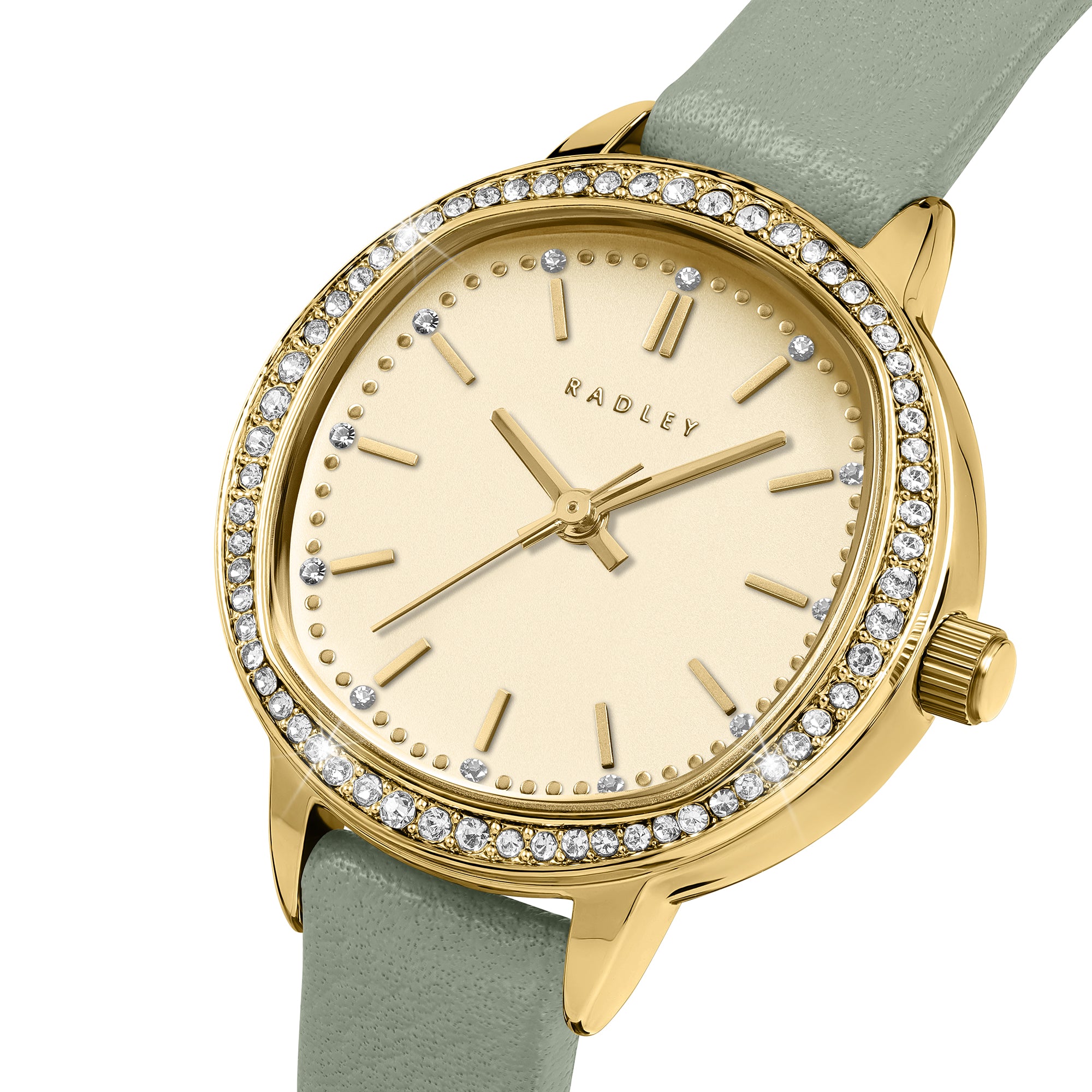 Radley Gold Pistachio Leather Watch