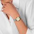 Radley Gold Pistachio T-Bar Leather Watch