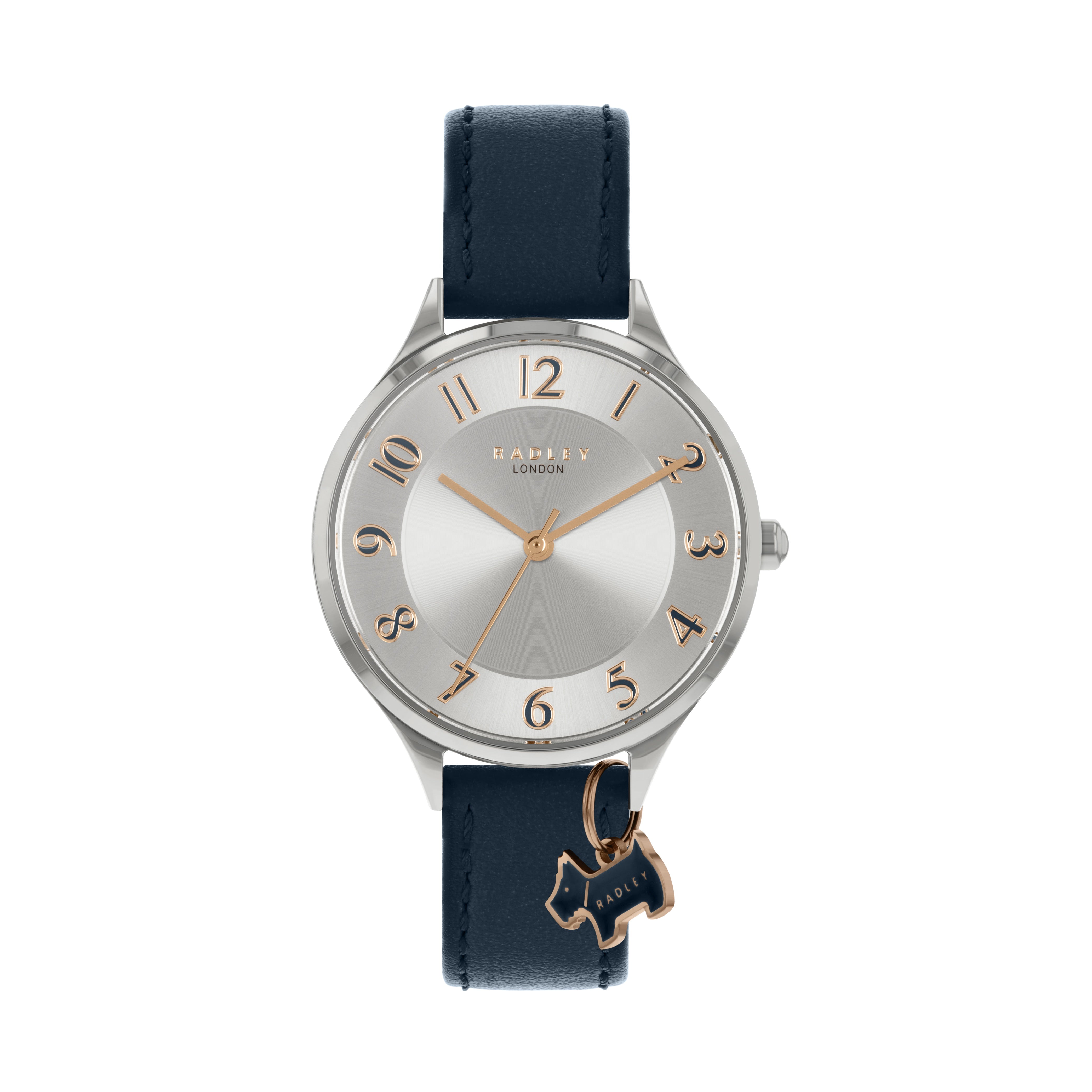 Radley Saxon Road Navy Silver Watch