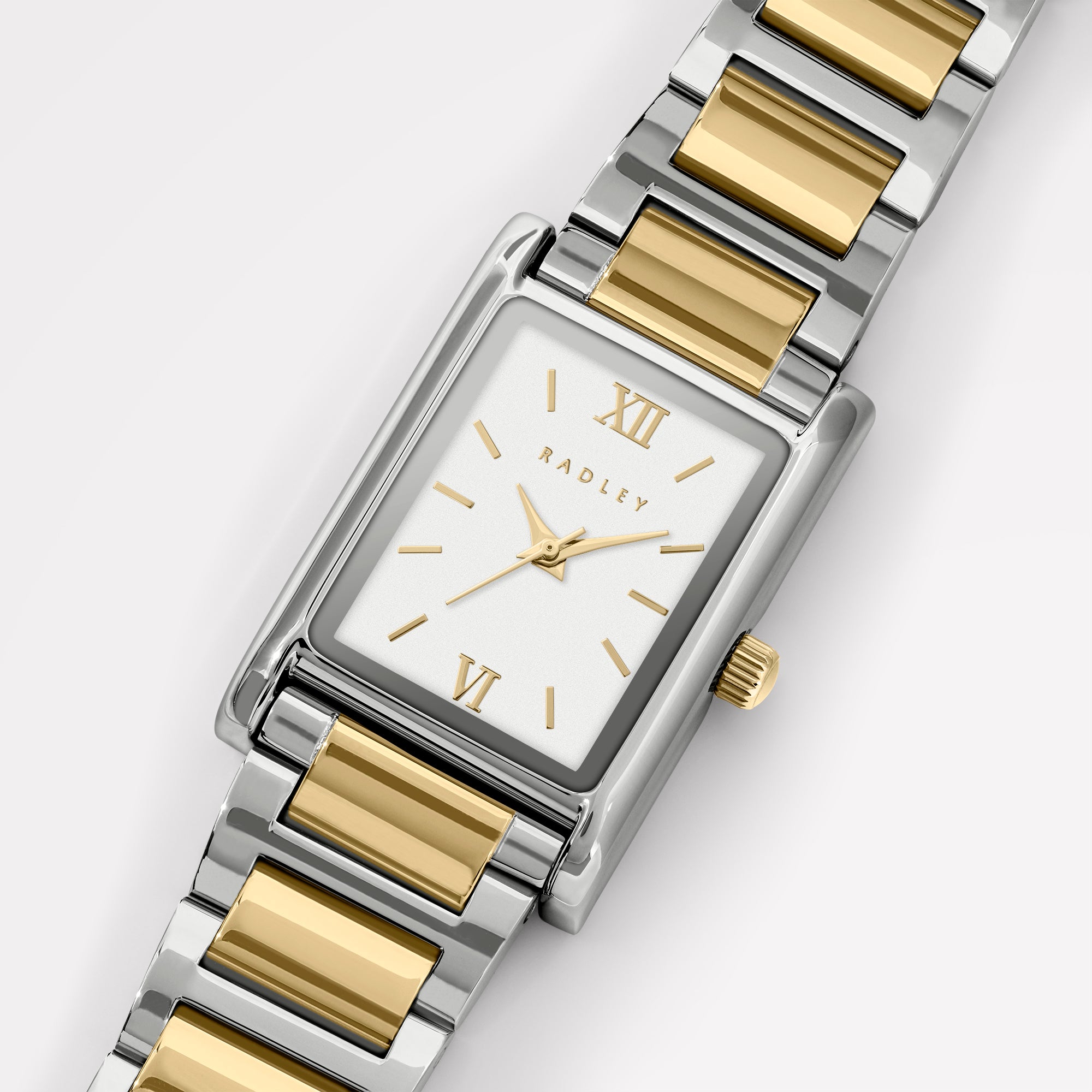 Radley Silver & Gold Rectangular Watch