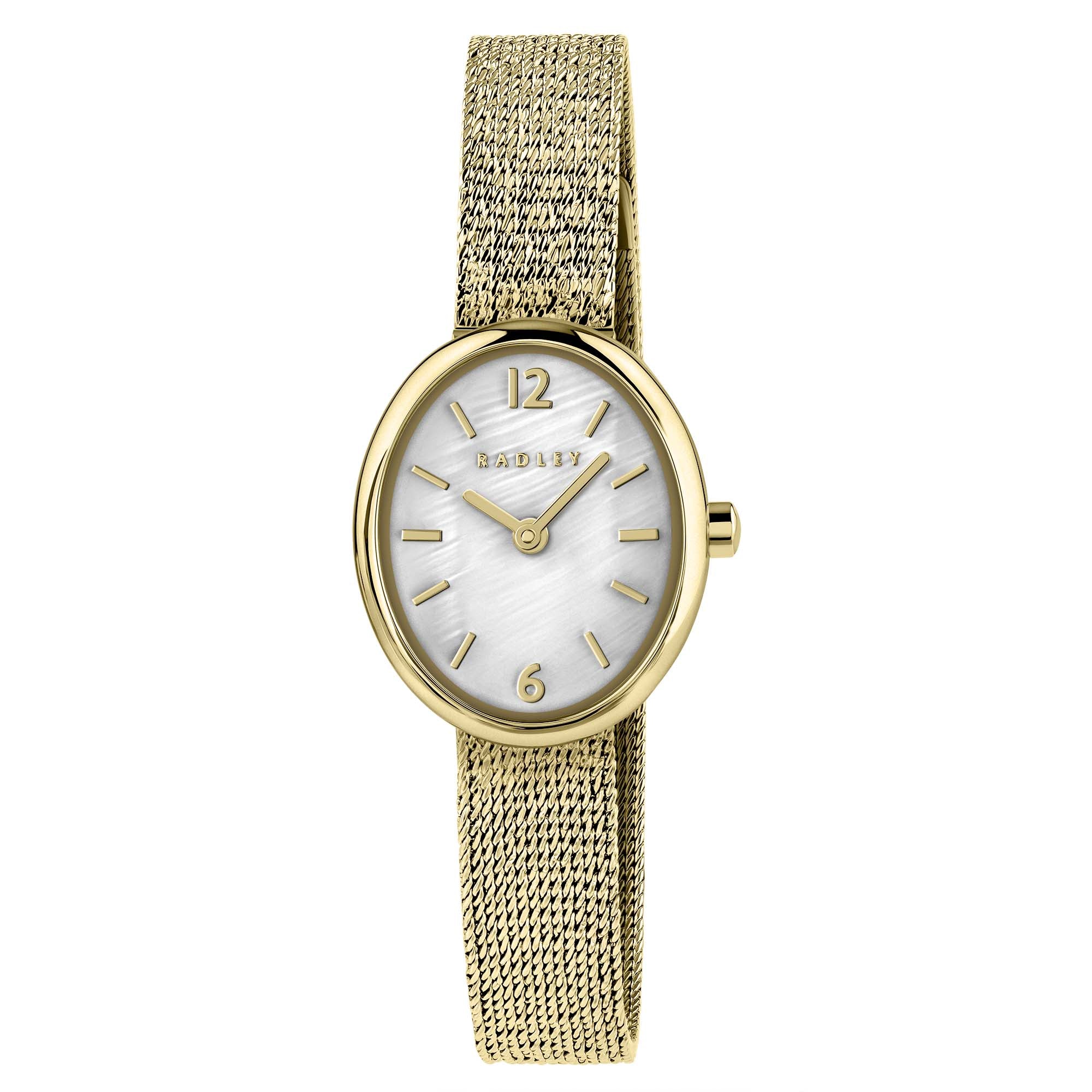 Radley Gold Mesh Oval Watch