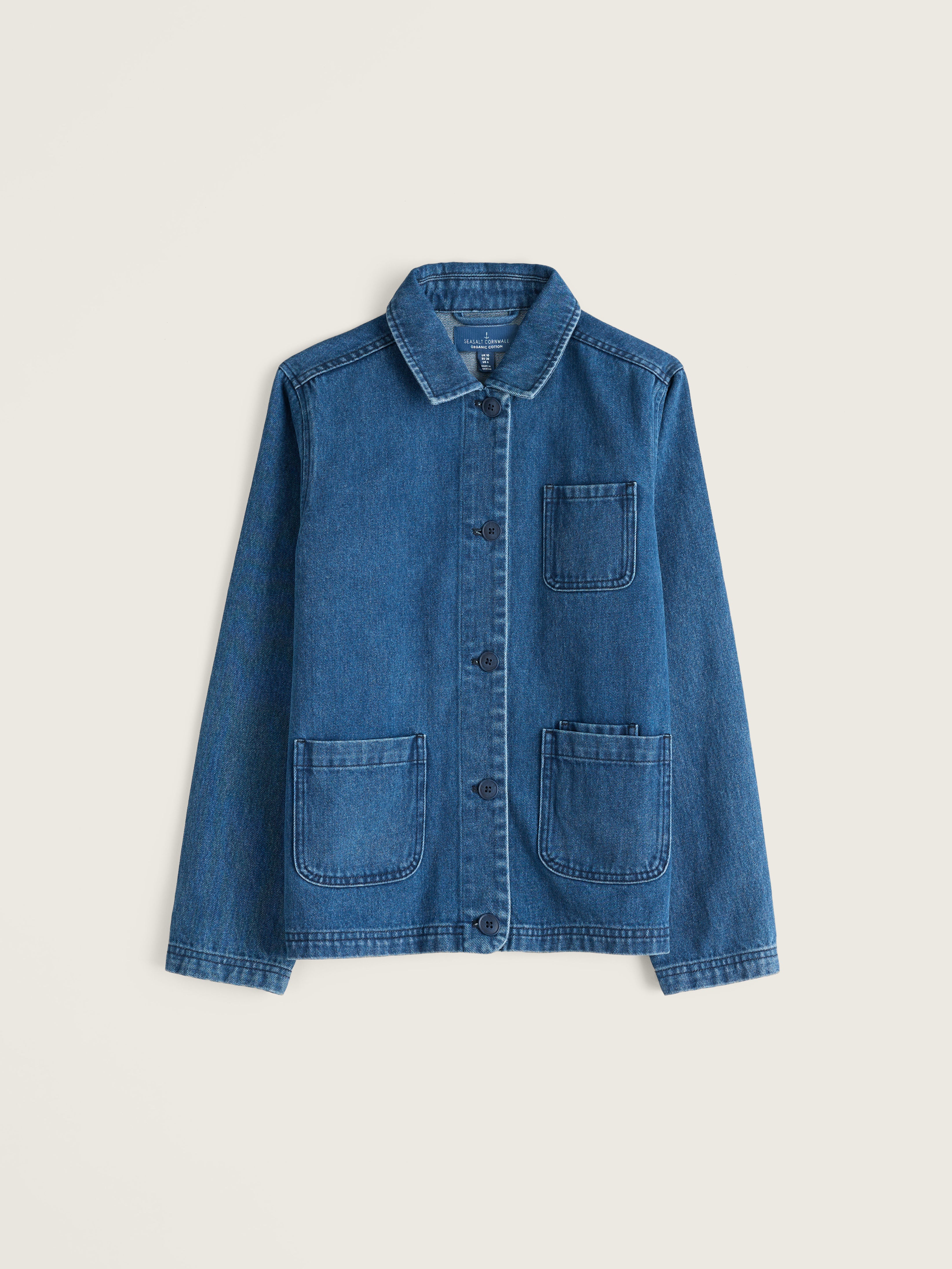Seasalt Reading Rocks Jacket Mid Wash