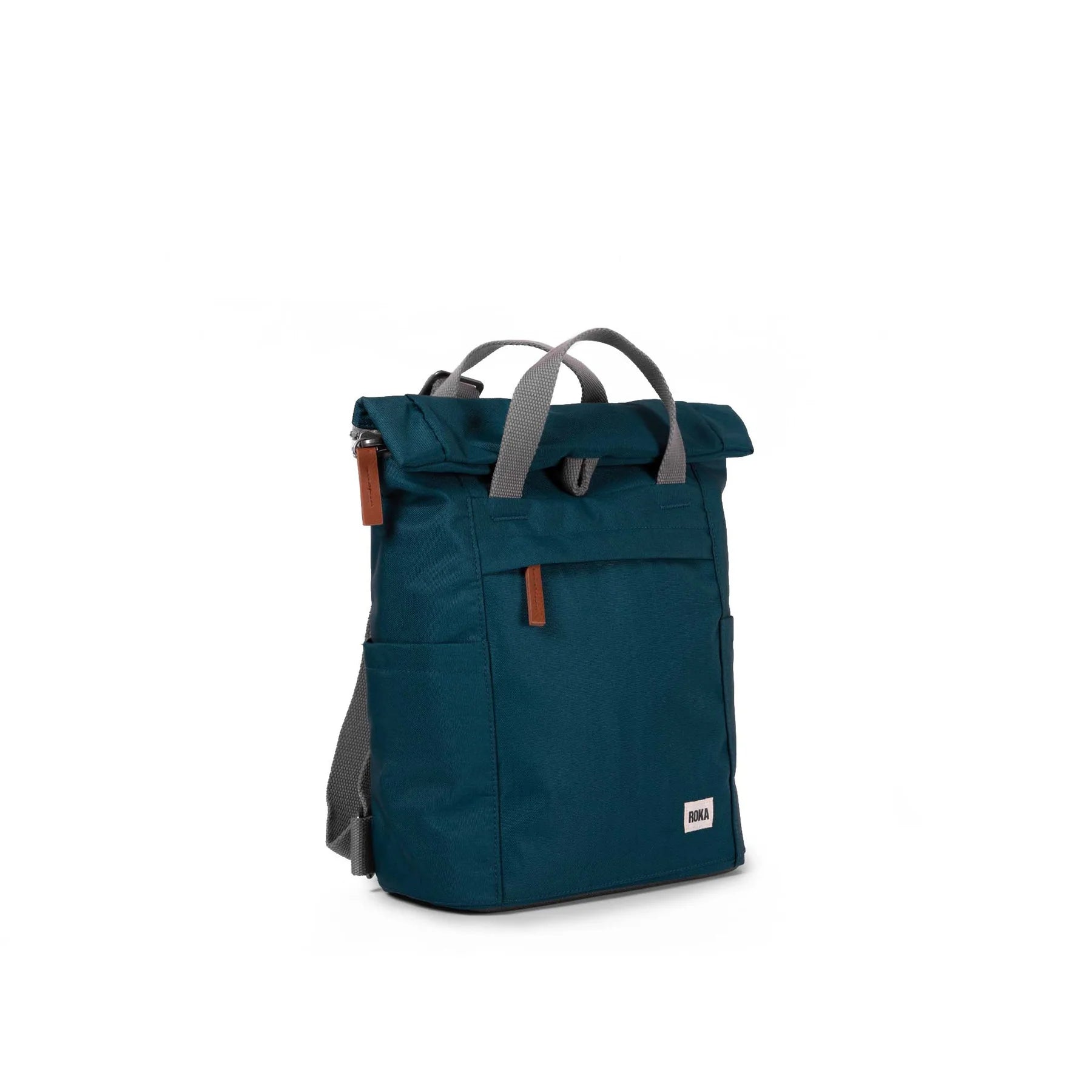 ROKA Finchley A Small Recycled Canvas Teal