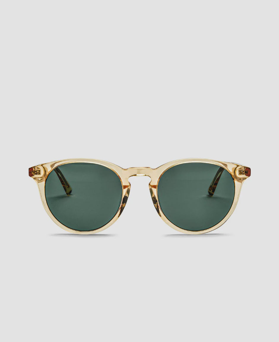 MessyWeekend Depp Champagne Green Sunglasses.