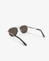 MessyWeekend Quentin Gold Brown Sunglasses.