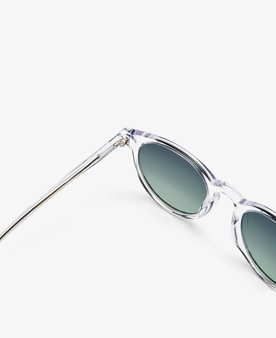 MessyWeekend New Depp Crystal Green Sunglasses.