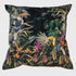 EMBROIDERED TOUCAN ON BLACK VELVET 45 X 45 CM CUSHION